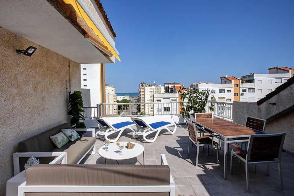 Atico Terrazas Playa Gandia Apartment Playa de Gandia Bagian luar foto